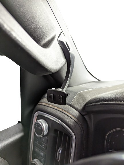 Phone Pillar Mount 2020-2023 Chevy GMC 1500 2500 3500 Edge Insight CTS CTS2 CTS3
