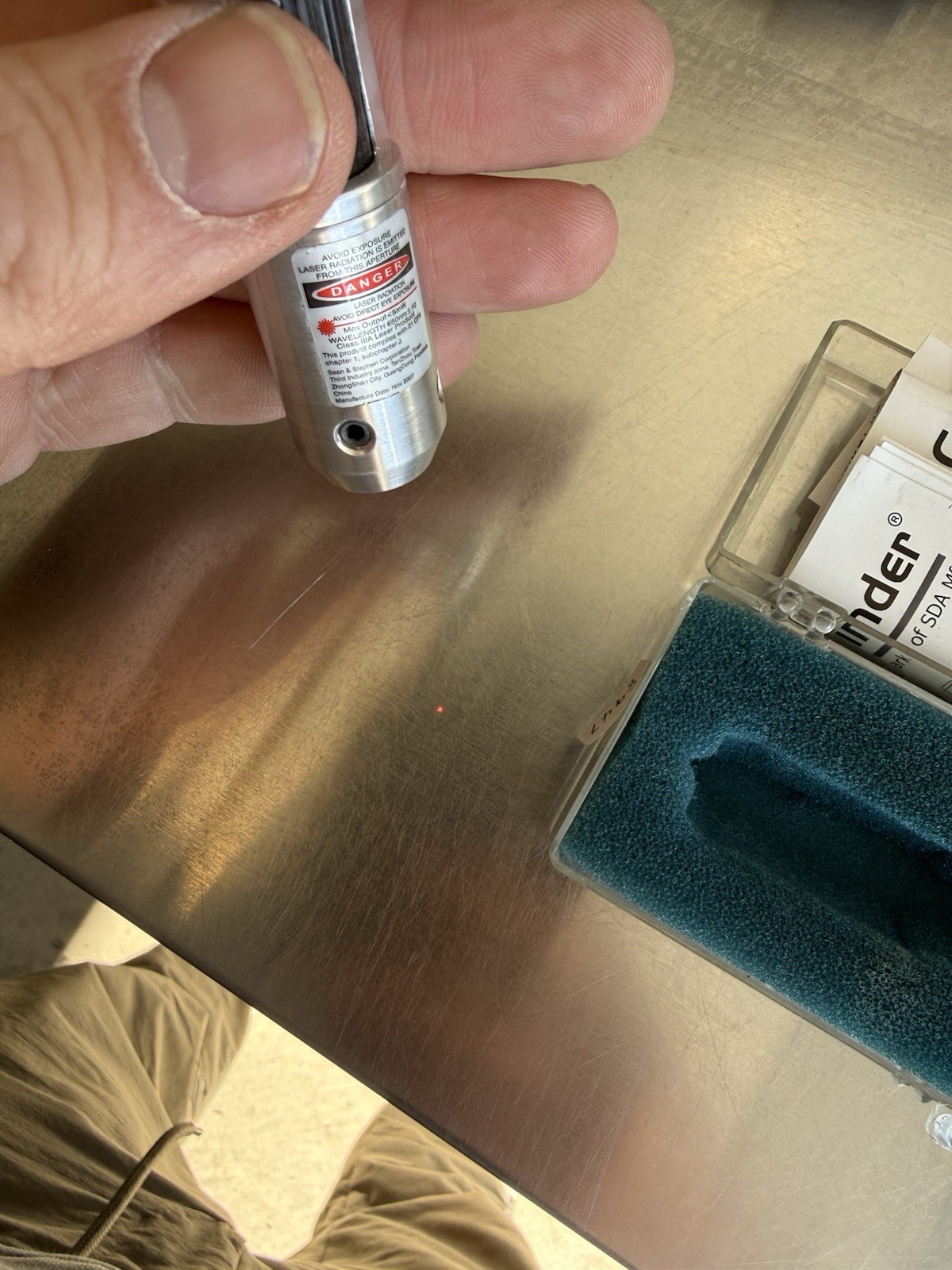 SDA Laser Center/Edge Finder