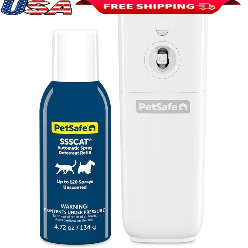 Automatic Spray Pet Deterrent Motion Sensor Trainer Hands-Free Safe Correction