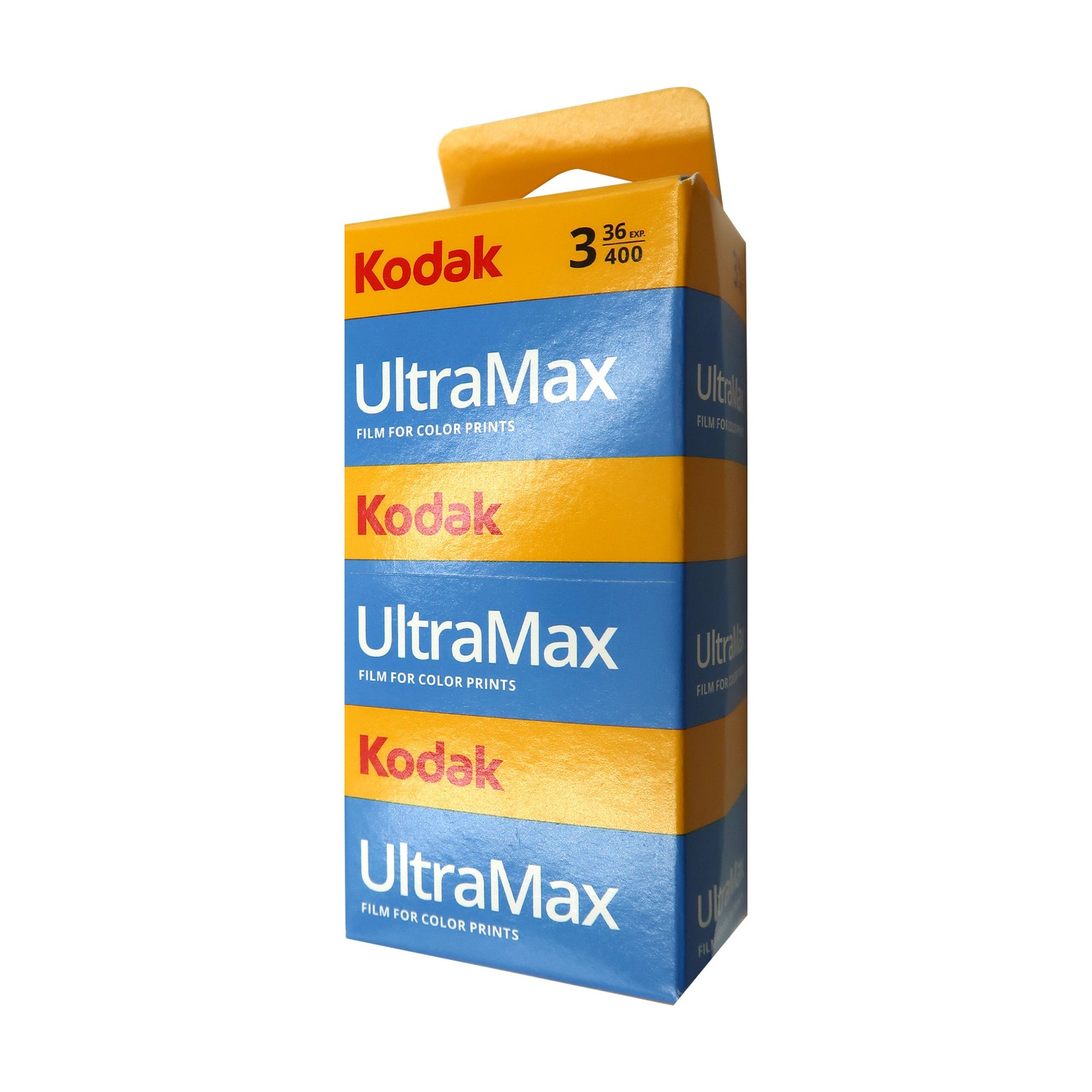 Kodak UltraMax 400 Color Negative Film (35mm, 36 Exposures) - 3 Pack