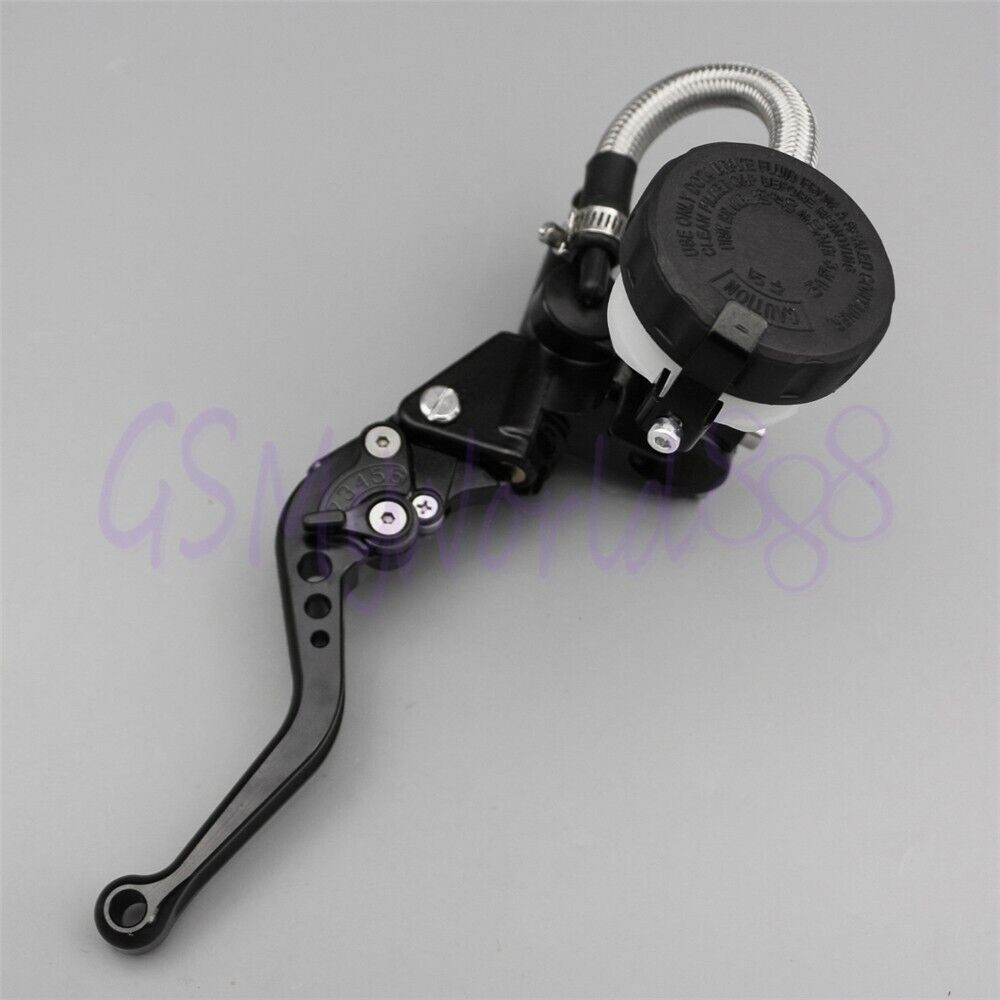 Universal Motorcycle Hydraulic Brake Clutch Master Cylinder Reservoir Lever