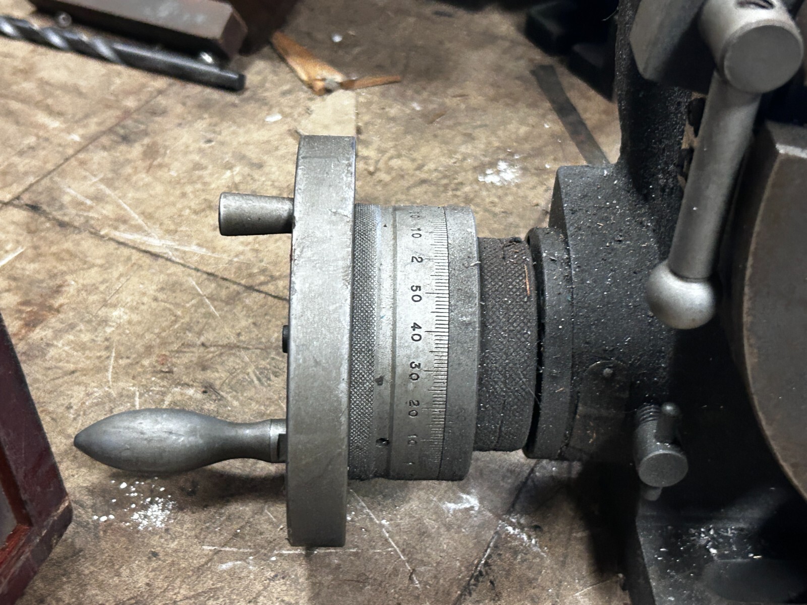 MACHINIST TOOL LATHE Vertex Horizontal - Verticle 12" Rotary Table Fixture