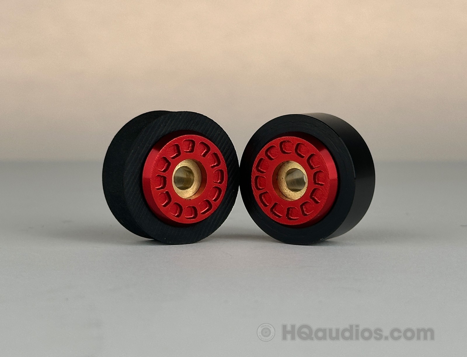 Pair of Pioneer RT-707/701 Pinch Rollers – Precision Replacement –Red–1Yr WRT