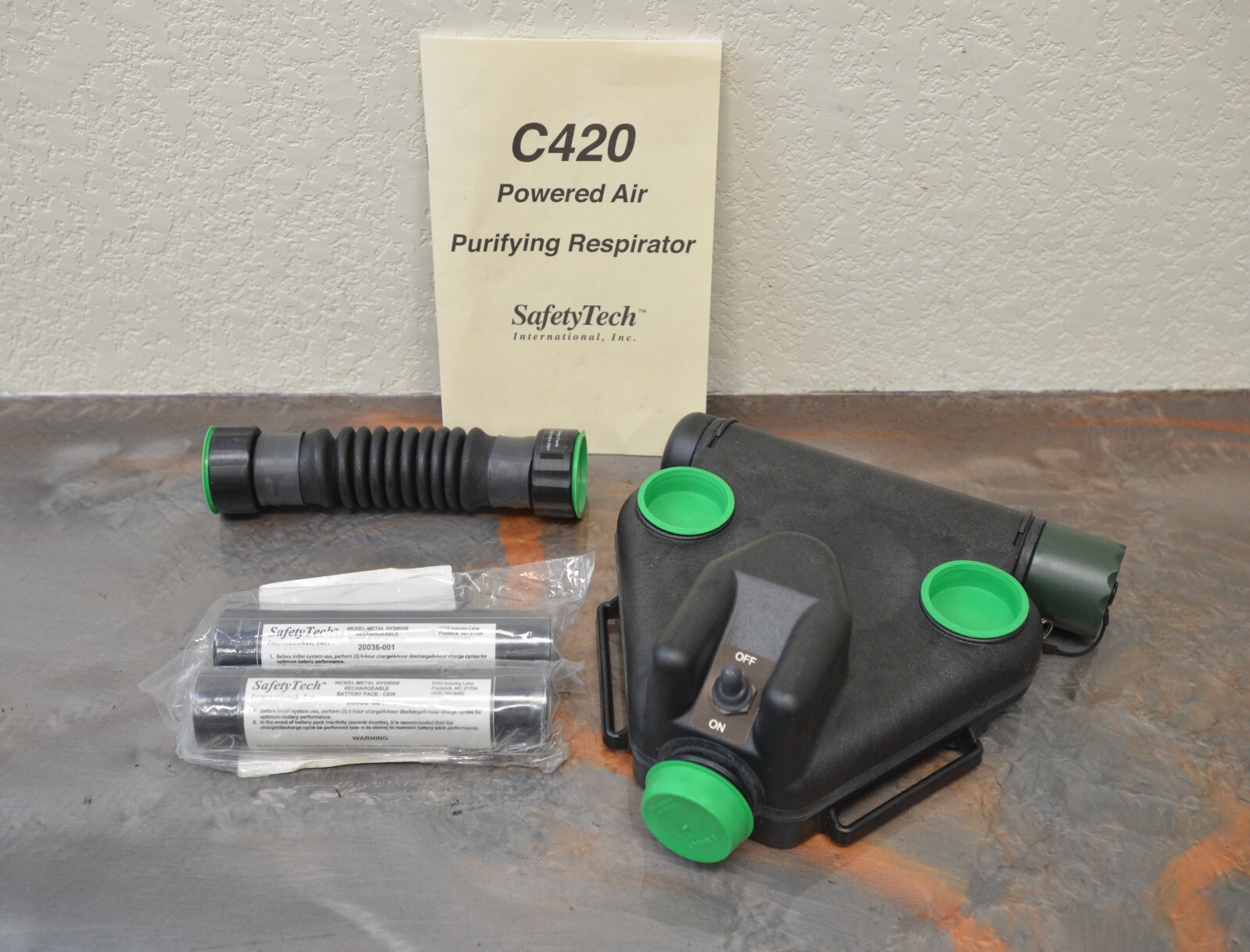 Safety Tech M-60155 C420 Single Speed PAPR Blower Toggle Switch W/ NiMH Battery