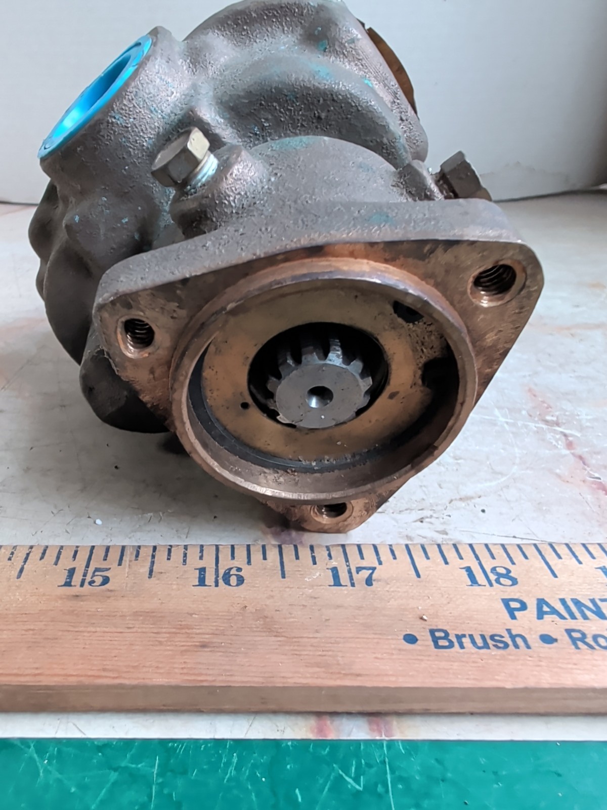 DAYTON TEEL 1V364 BRONZE & CAST IRON CLOSE COUPLED GEAR PUMP - NEW (OLD STOCK)