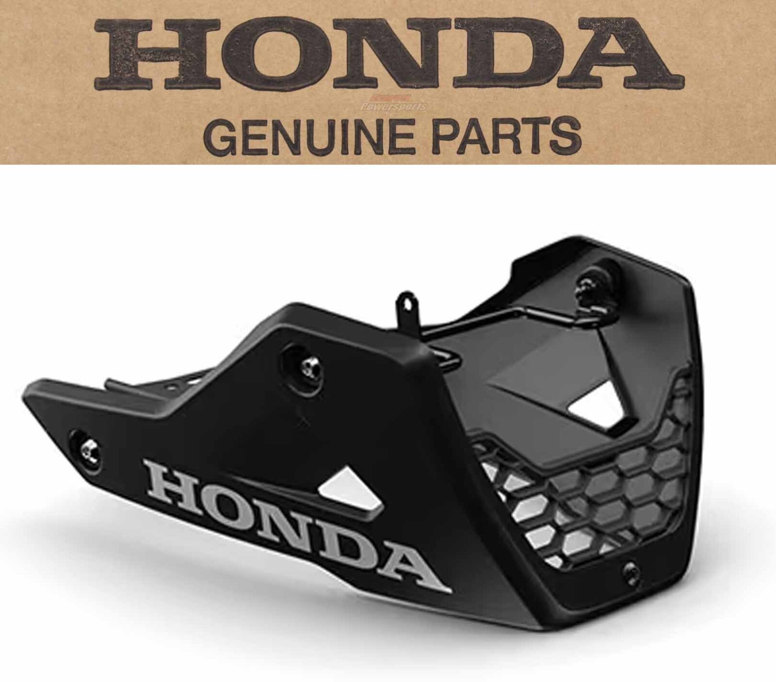 Under Cowl Fairing & Mount Kit Grom 125 2022-2025 Matte Black OEM Belly Pan#E303