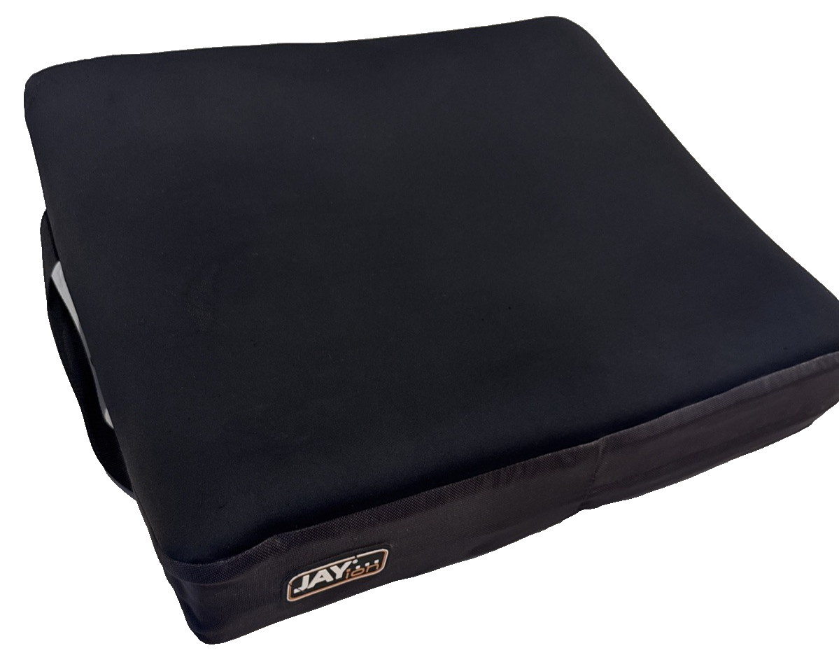 JAY ION Foam Seat Cushion w Cover for Wheelchairs 19" x 16"