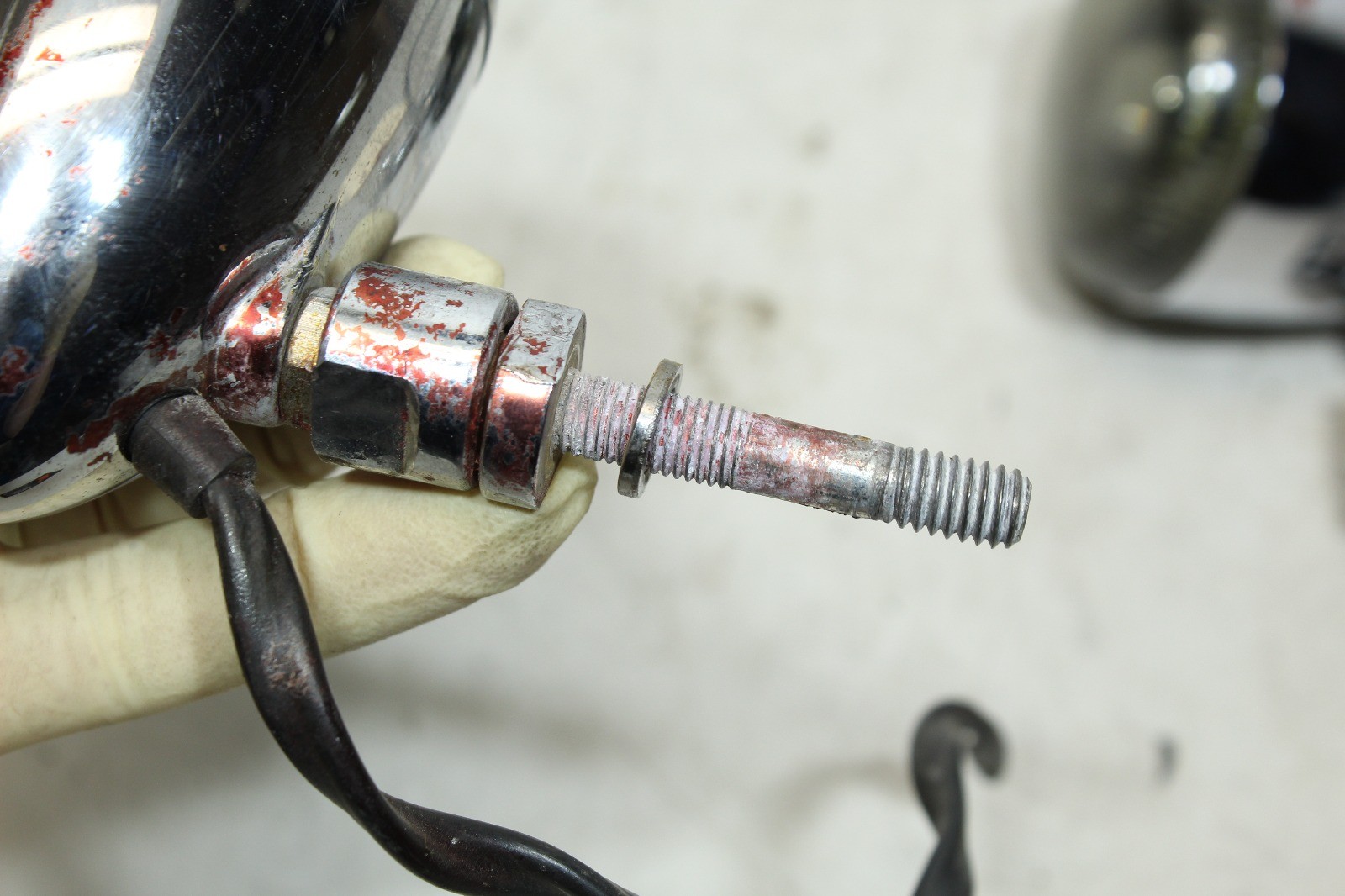 Harley Softail Dyna Sportster OEM Front Turn Signal Set Pair Chrome Bullet Style