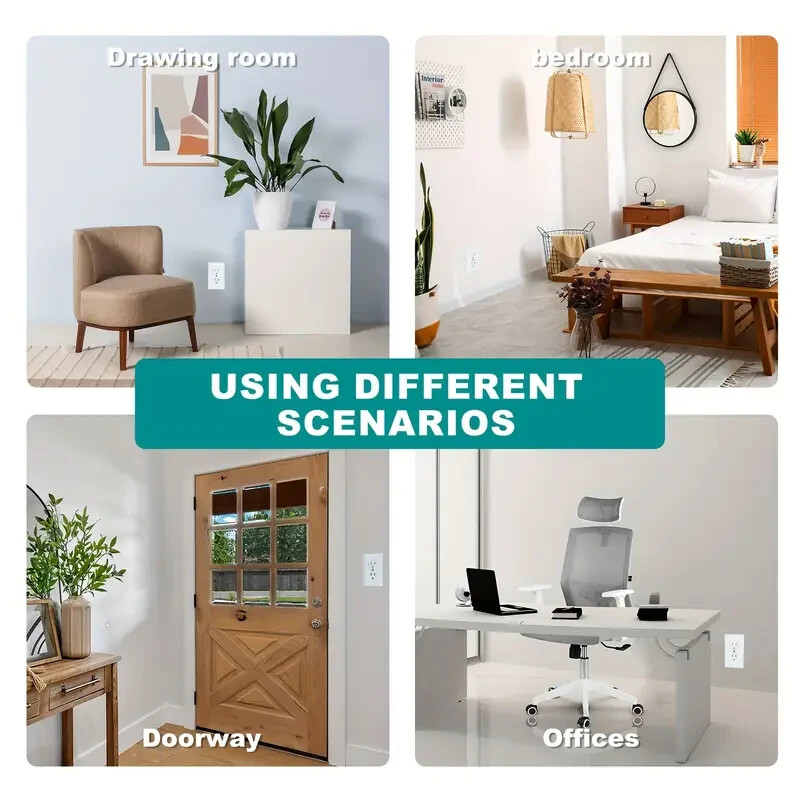 Hidden Wall Safe Outlet Discreet Storage for Valuables, Keys & Jewelry Safe Box