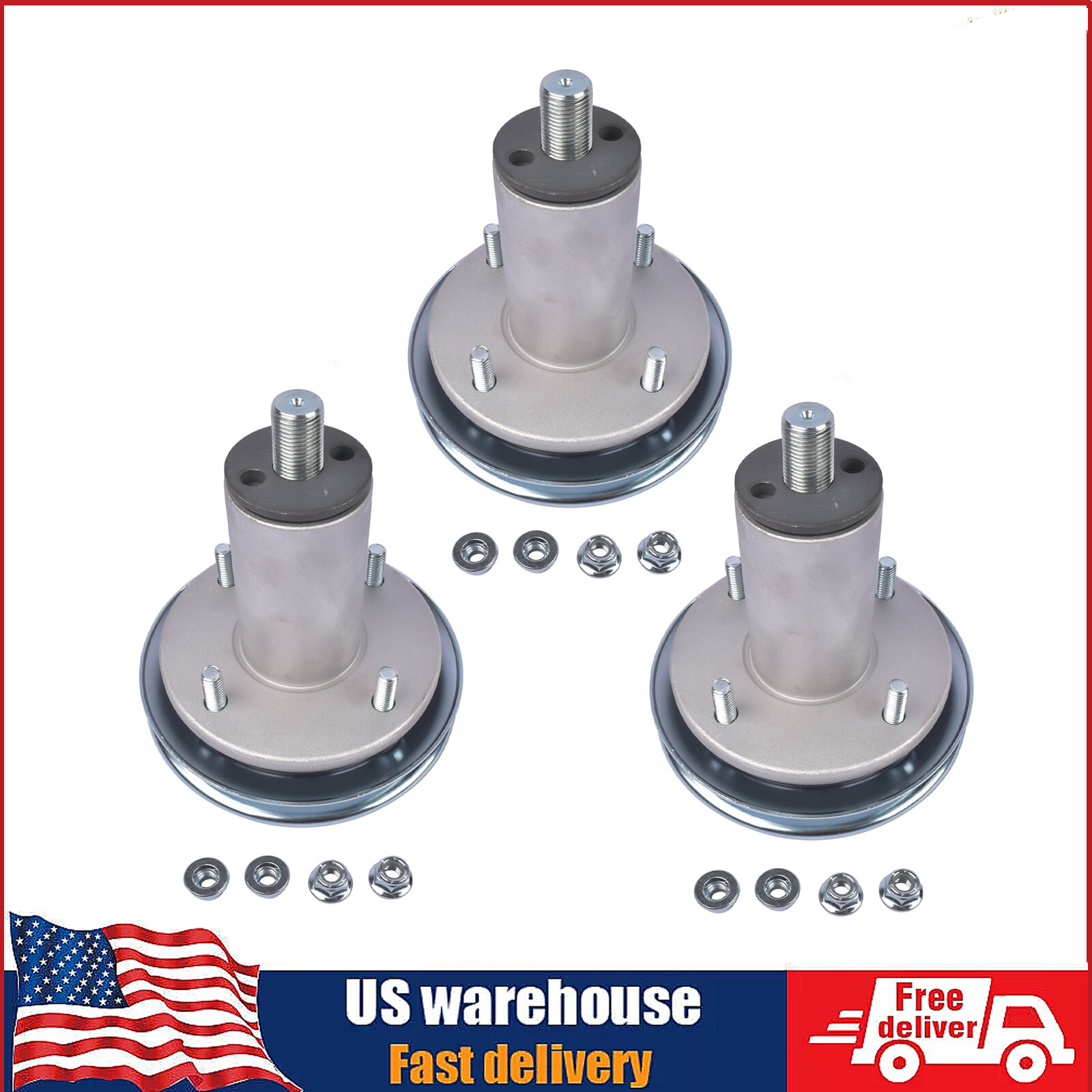 3 Pack Mower Spindle 52" Deck for Ariens Edge Ikon-X Ikon-XD Ikon-XL 51528000