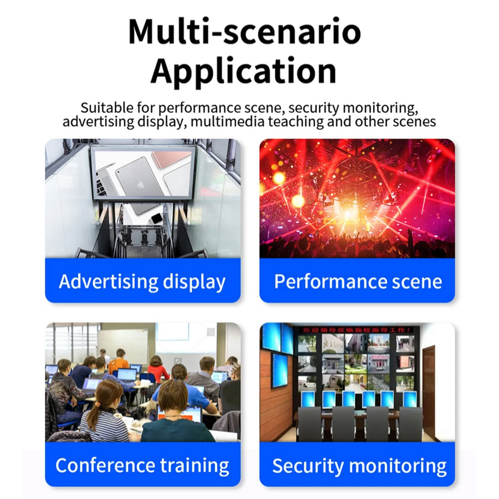 HDMI 9x1 Multiviewer 4K 30hz 9 In 1 Out 1080P Screen Multi-Viewer Switch Box