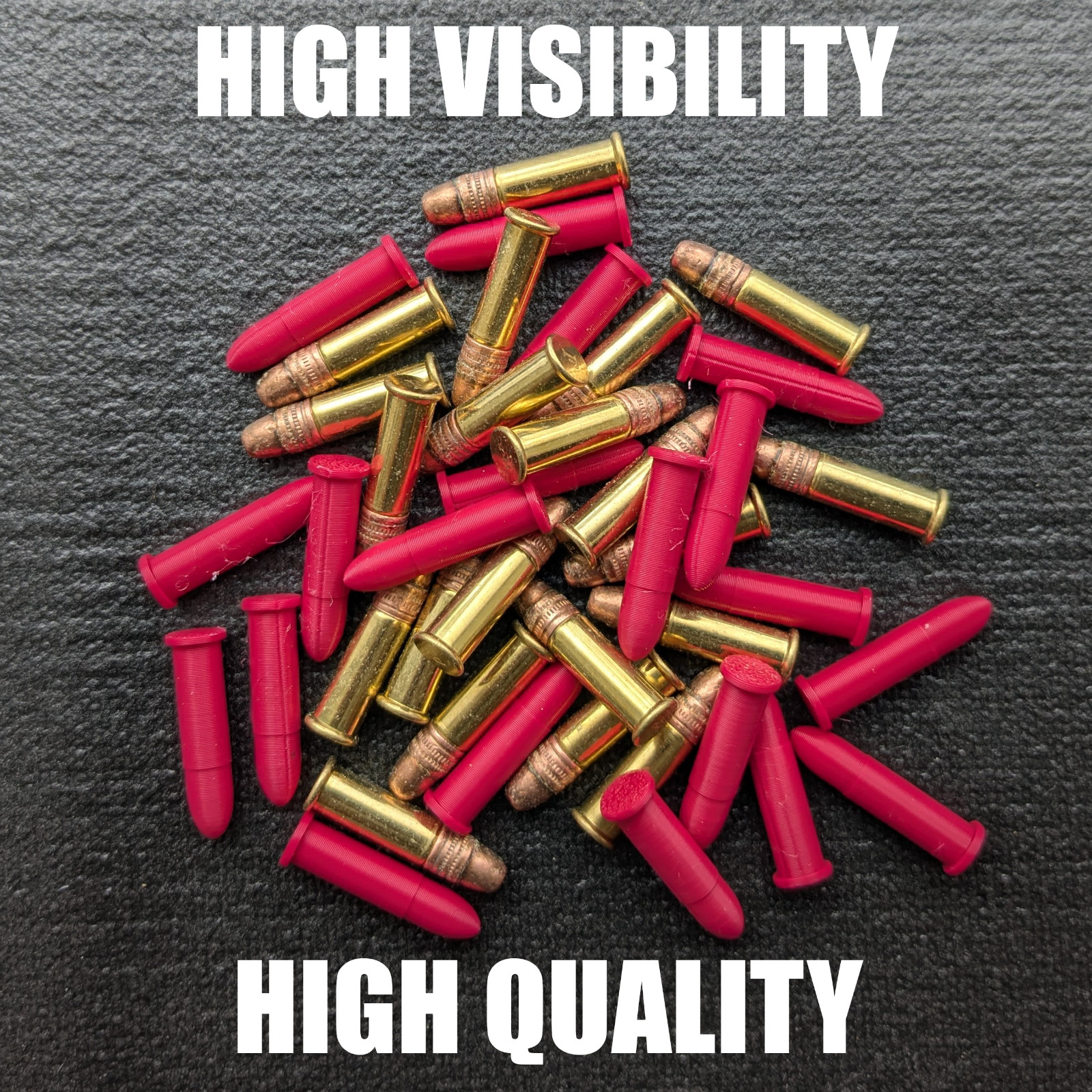 Pistol Caliber Variety 70pack 22LR 380acp 9mm 45acp Snap Cap Dry Fire Rounds USA