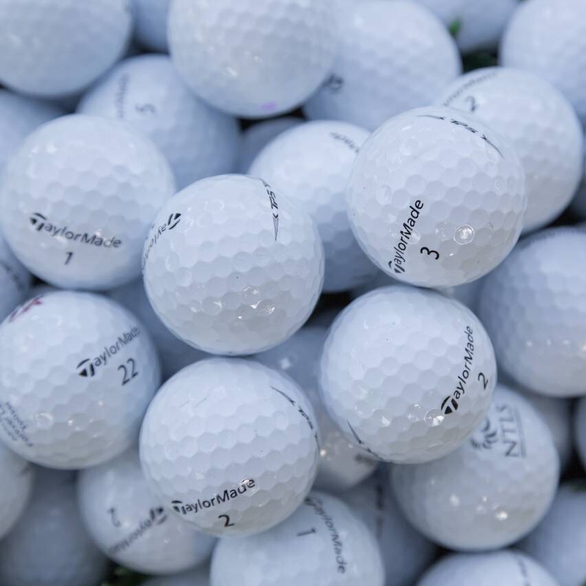 50 Taylormade TP5 5A Mint Condition Used White Golf Balls AAAAA