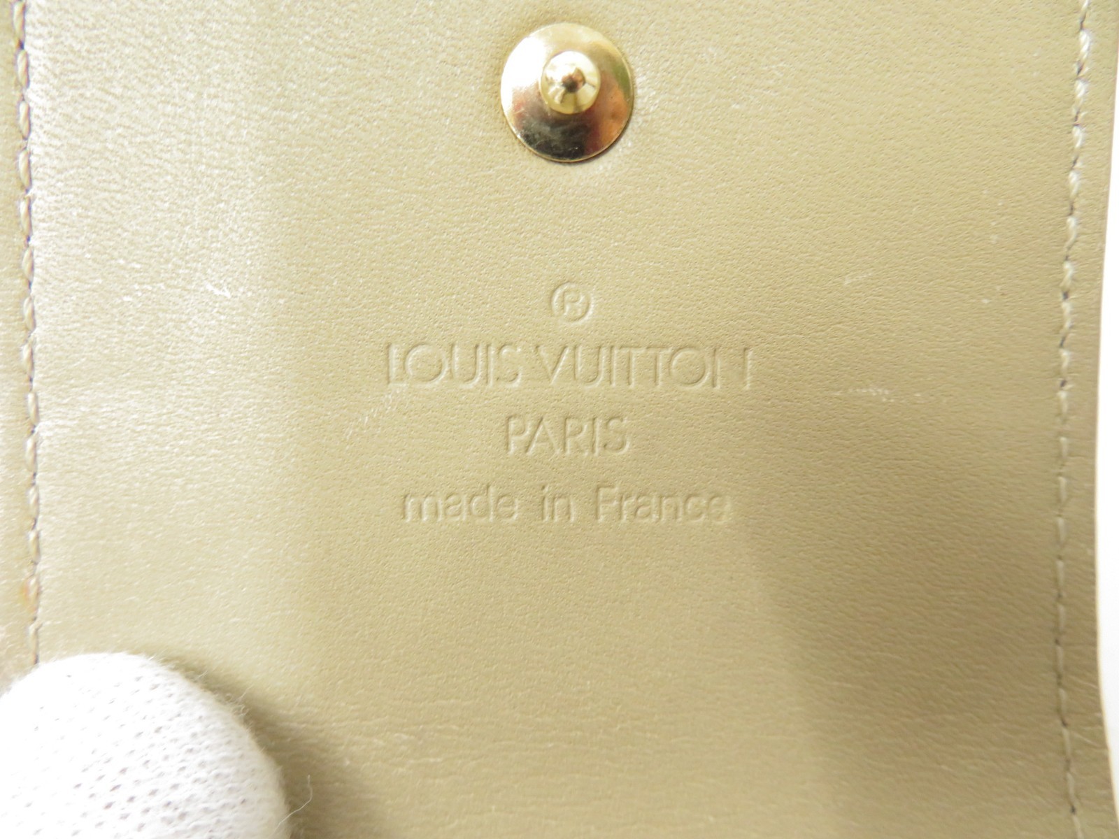 LOUIS VUITTON Cigarette Case Monogram Vernis shoulder bag F#50588