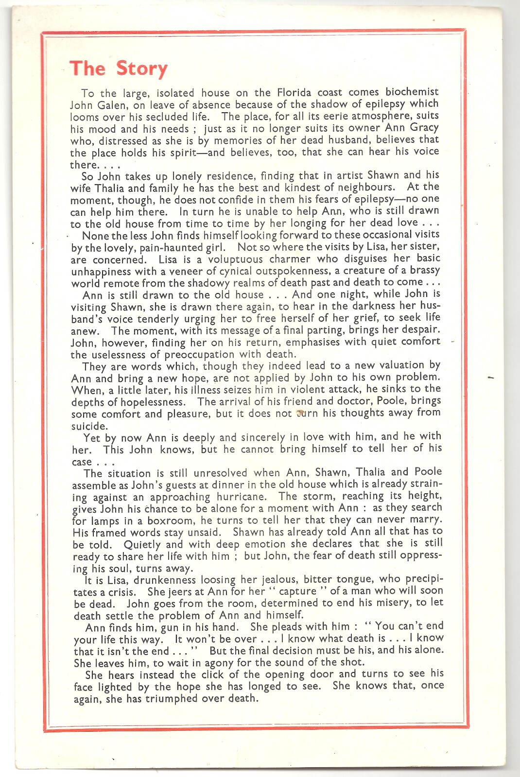 1949 NIGHT UNTO NIGHT Movie Herald ~ RONALD REAGAN Viveca Lindfors 2-Sided