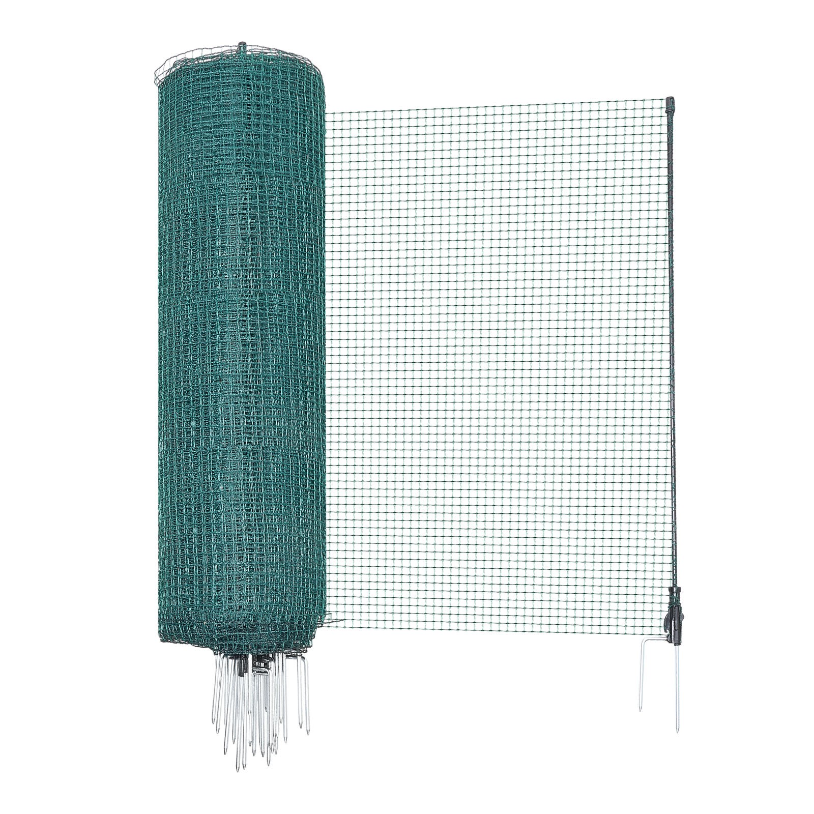 Uimoso Temporary Fence Netting with Posts 3 x 164 FT Plastic Safety Mesh Netting