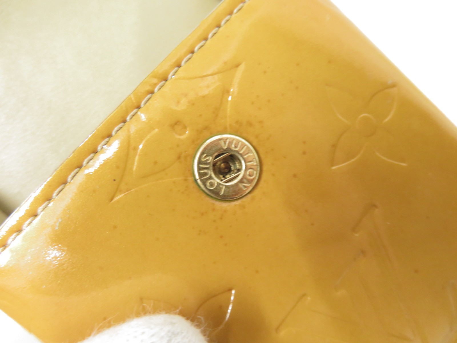 LOUIS VUITTON Cigarette Case Monogram Vernis shoulder bag F#50588