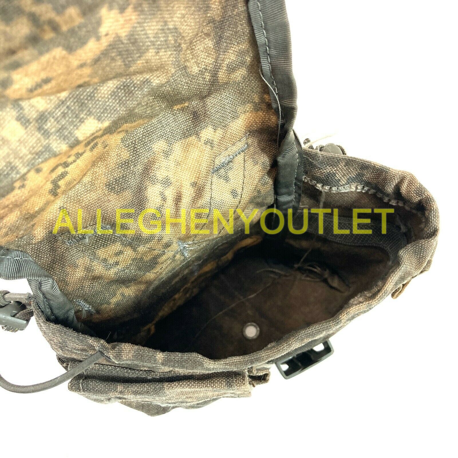 US Military Surplus 1 Quart Canteen Pouch, General Purpose, Set of 2, ACU, MOLLE