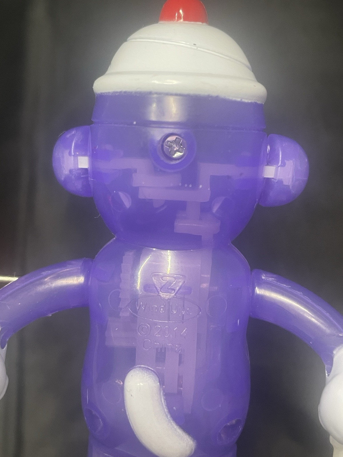 Sydney Z Wind Ups The Sock Monkey Mini Windup Toy Purple Tested Works