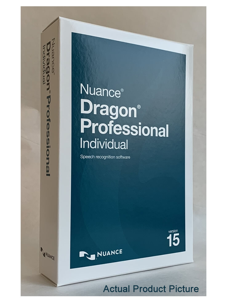 Brand Nuance Dragon Professional Individual 15 Retail Box K809AG00150 G1N