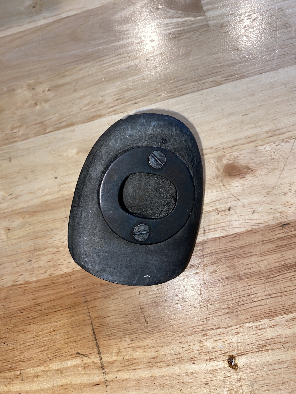 Firefighter Helmet Cast Iron Beer Bottle Opener Fireman Fire Chief Patina GIFT