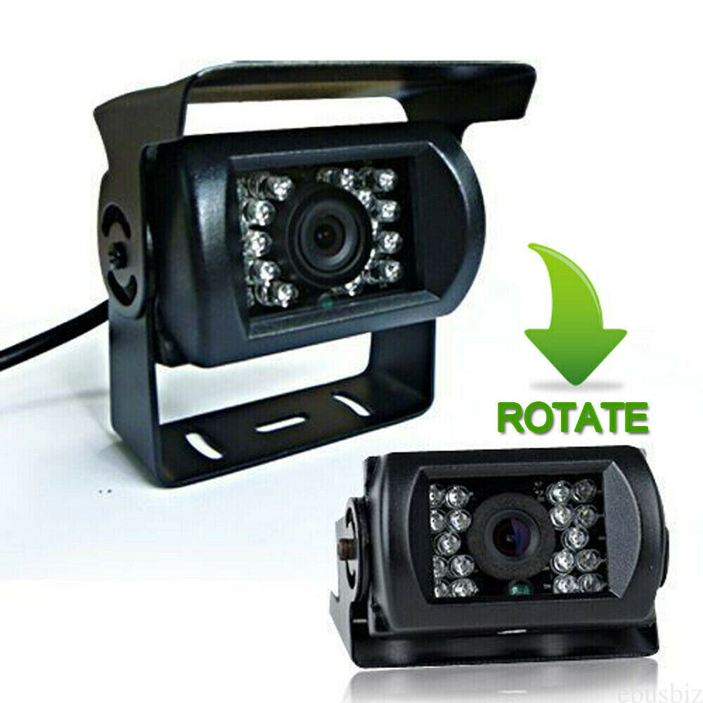 4Pin Rear View Backup Camera For Bus Truck Van RV CCD IR Night Vision Waterproof