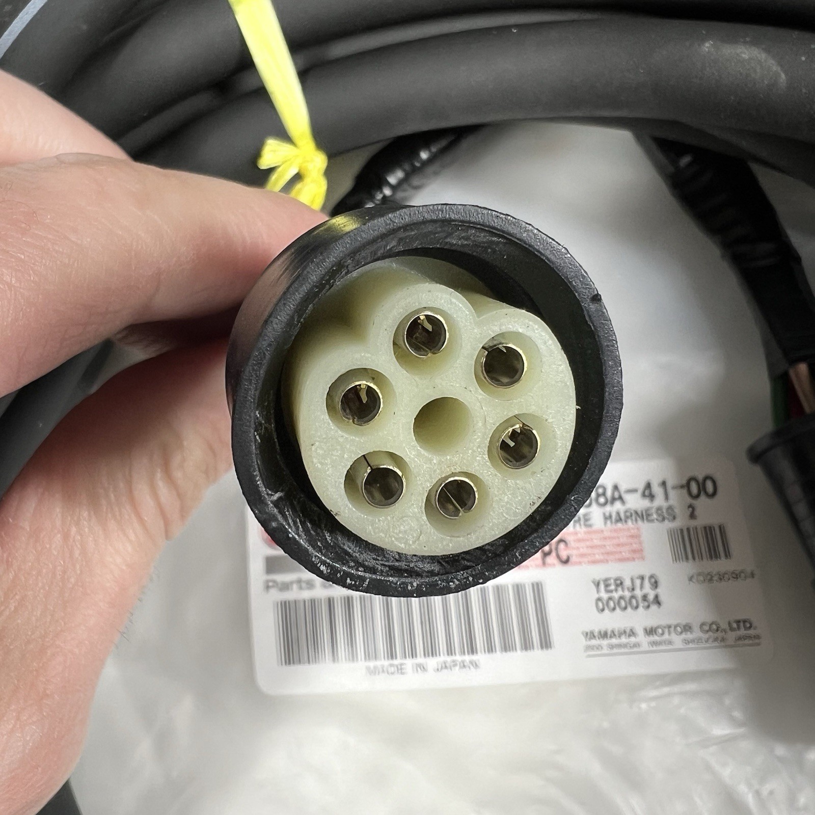 Yamaha Conventional 10-Pin Main Wiring Harness 26.6 Foot 6K1-8258A-41-00 OEM New