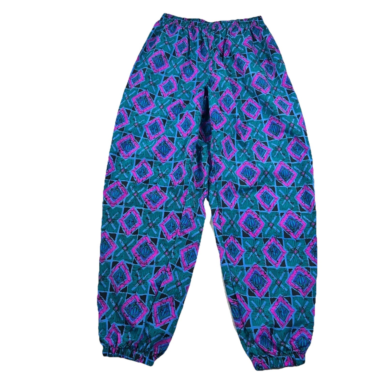 Vintage Sideout Pant Mens L Parachute Geometric Jams Hammer Beach Volleyball USA