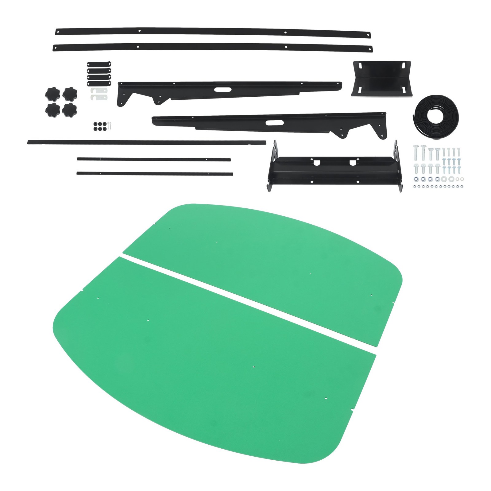 52" X 52" For Rops Canopy Tractor and Mowers Umbrella 2" x 2" or 2" x 3" Green