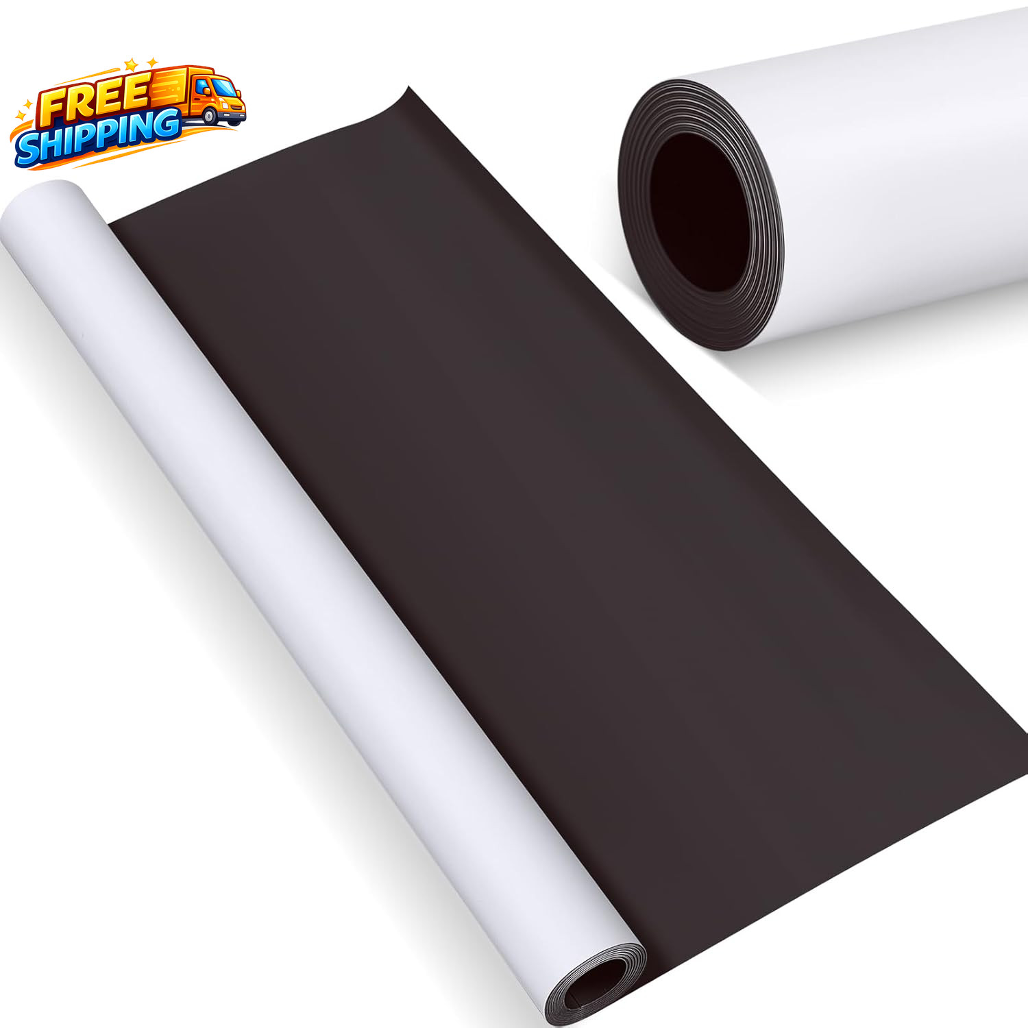 Blank White Surface Magnet Sheets 24 Inch X 10 Feet 30 Mil Magnetic Roll
