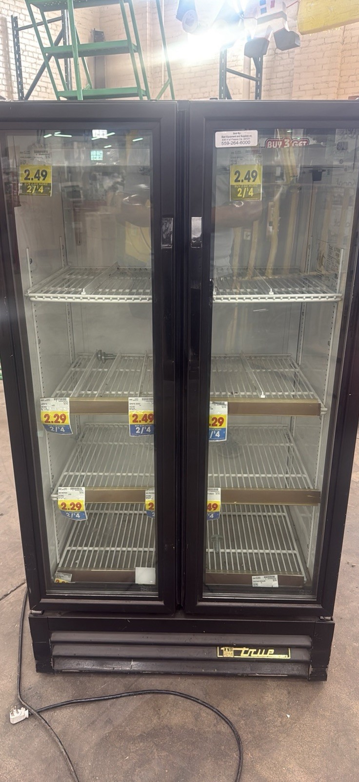 Commercial Refrigerator Glass Door Beverage Display Merchandiser