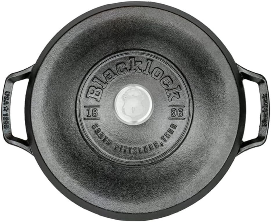 Lodge Blacklock Triple Seasoned Cast Iron Dutch Oven, 5 1/2-Qt.