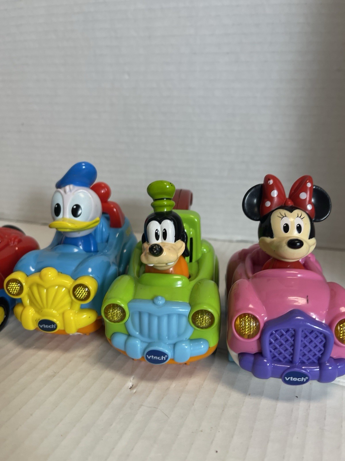 Vtech Go Go Smart Wheels Mickey Mouse Train, Convertible Lot Of 4 - Works