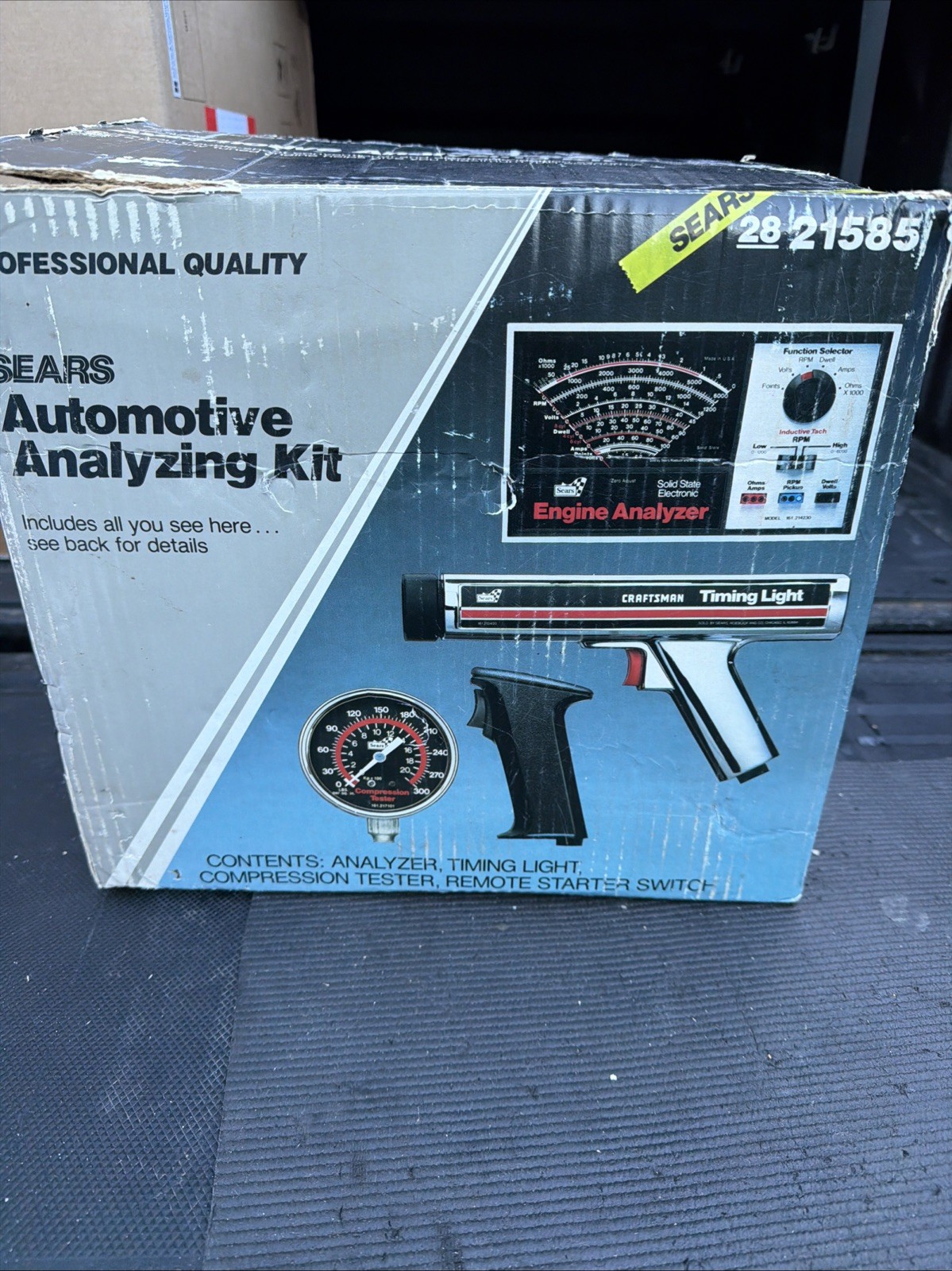 Holy Grail Sears Craftsman USA Automotive Analyzing Kit 21585 Analyzer Timing Lt