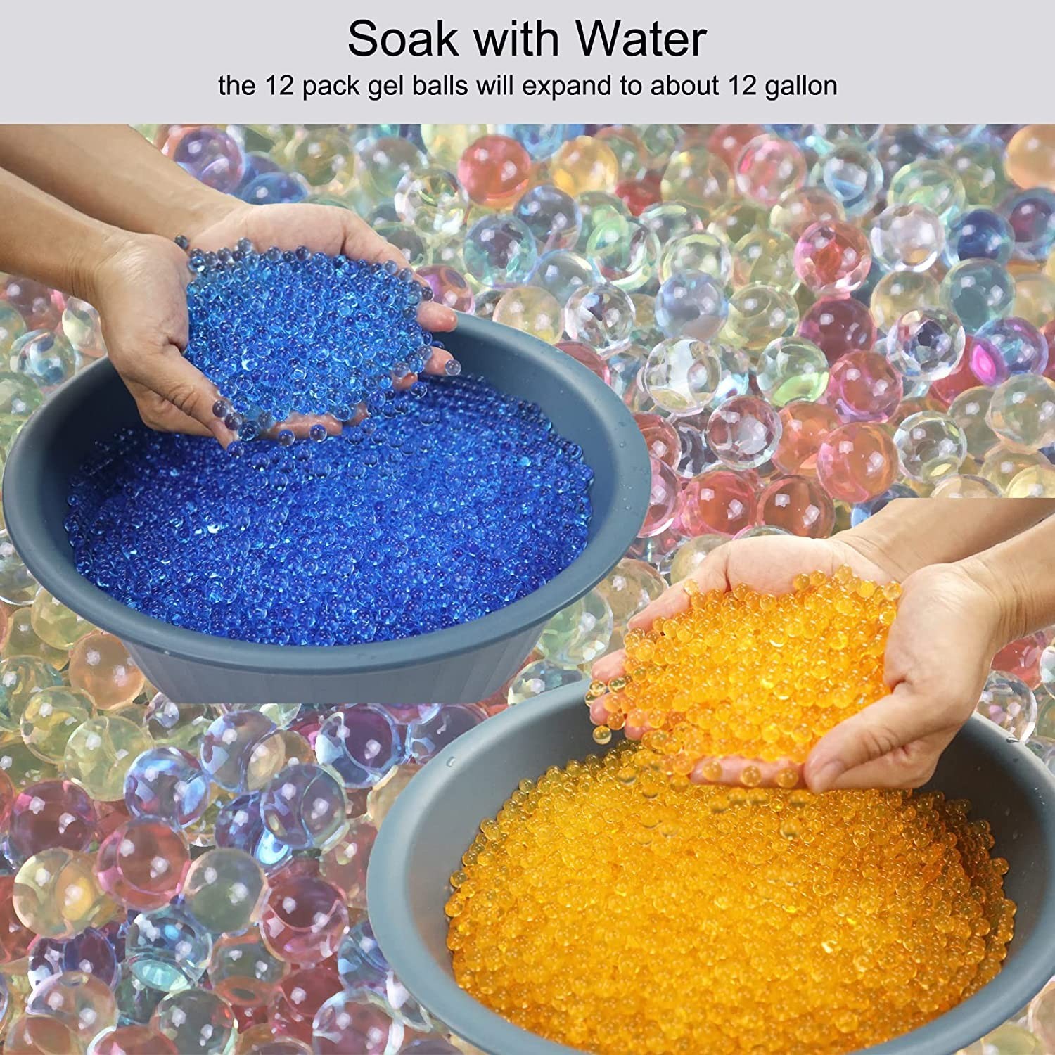 100K pcs Orbeez Waterball COLOUR SELECTION Gel Water Bead Vase Filler Soil