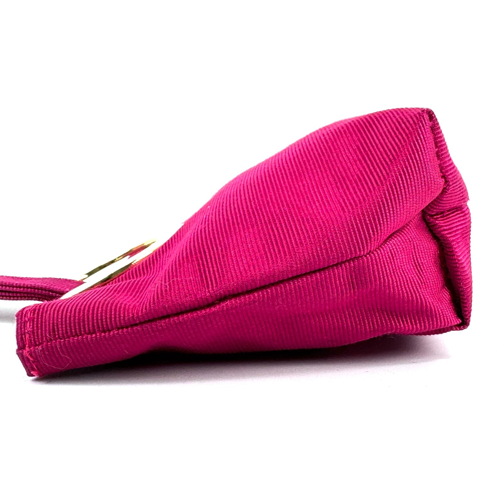 CELINE Circle Pouch Nylon Pink Authentic