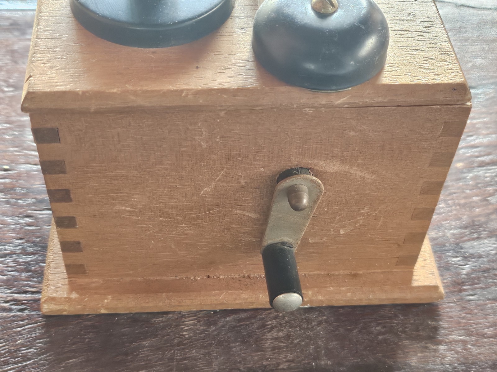 Pencil Sharpener Wooden Telephone Antique Wall Phone Vintage Vintage Japan