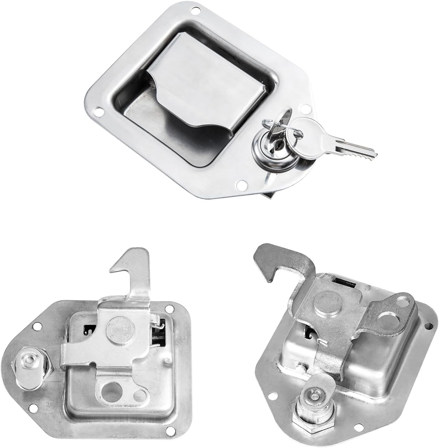 Truck Tool Box Lock Replacement – 5/8" Cylinder 1 Pack - (CH501), Silver