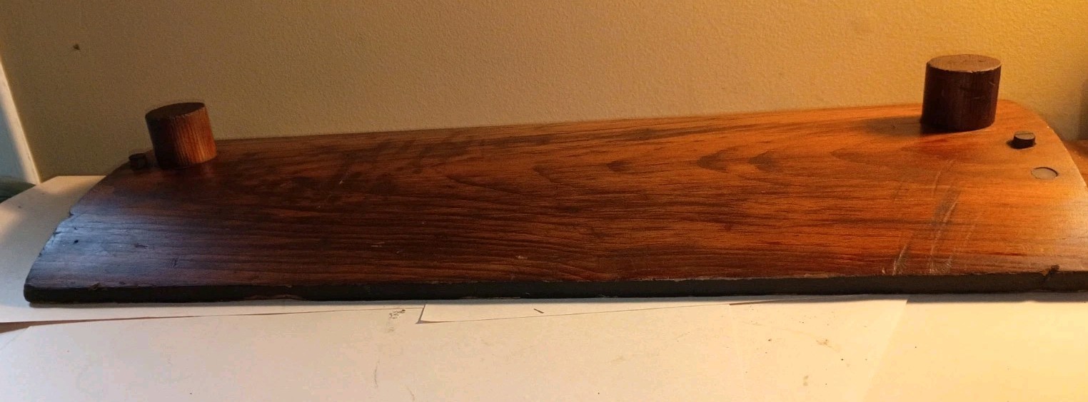 Antique Industrial Wooden Foundry Pattern Mold - C. 1920