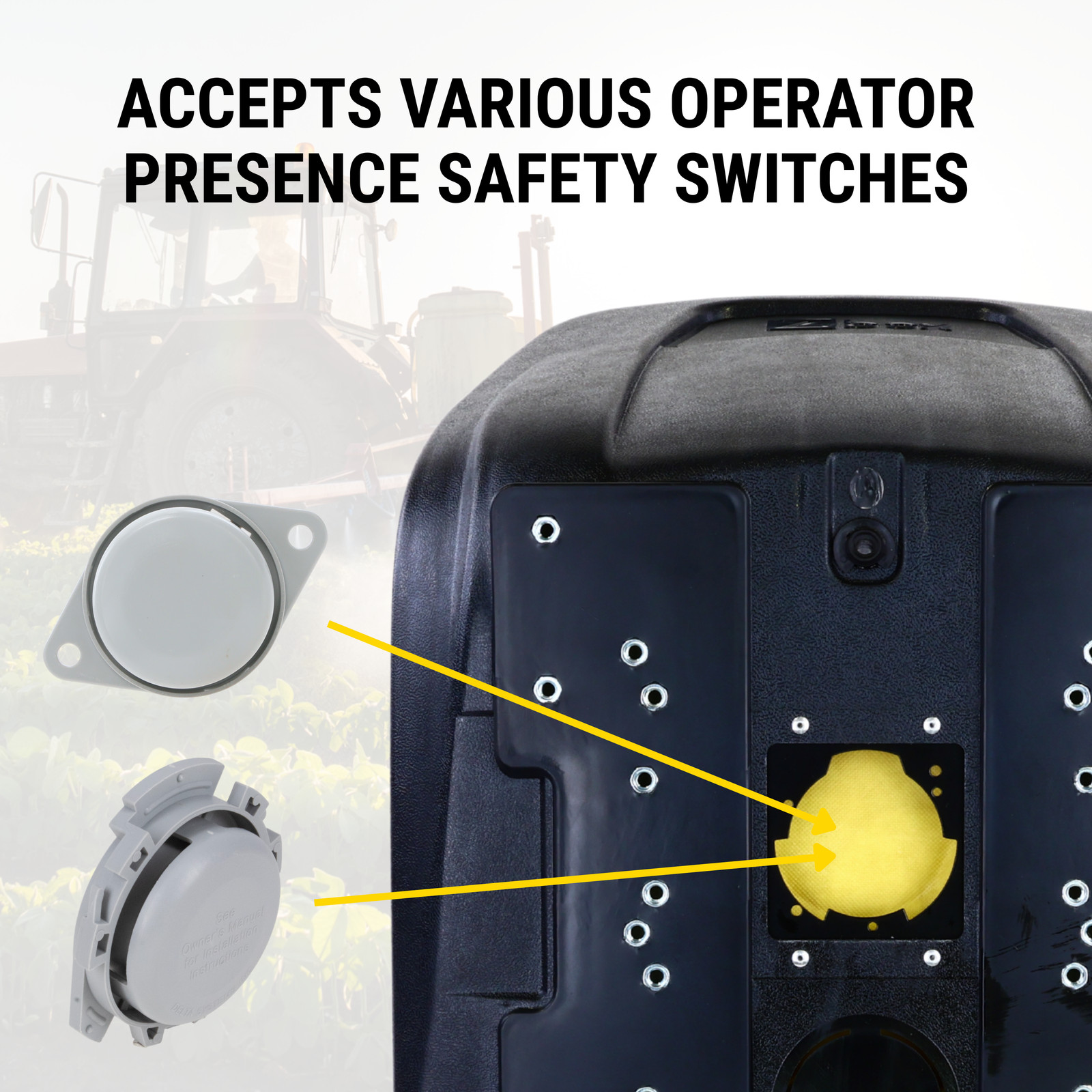 Tractor Seat fits Toro Timecutter SS Mower 112-2923 119-8829 106-6672 99-7281