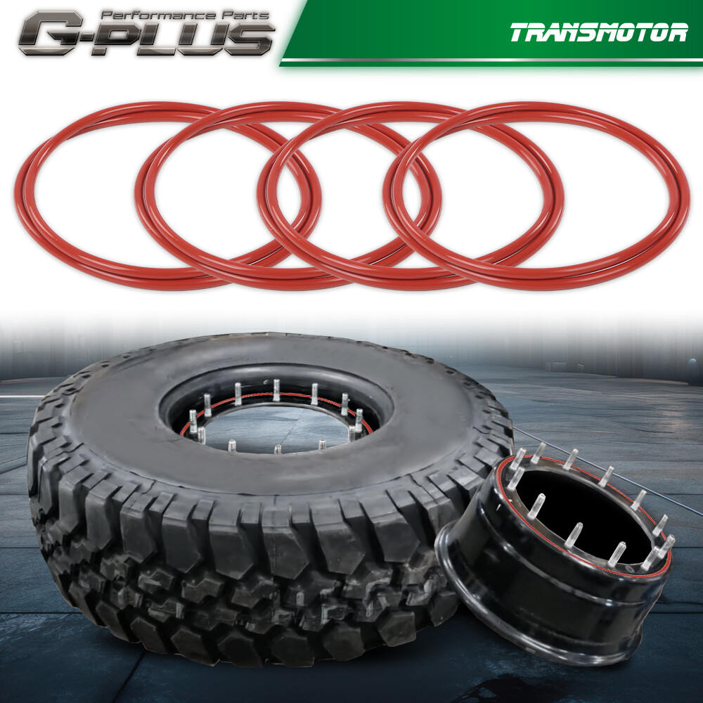 4PK Red O-Rings Military Humvee Split Rims Wheel Seal And M1101 M1102 Trailers