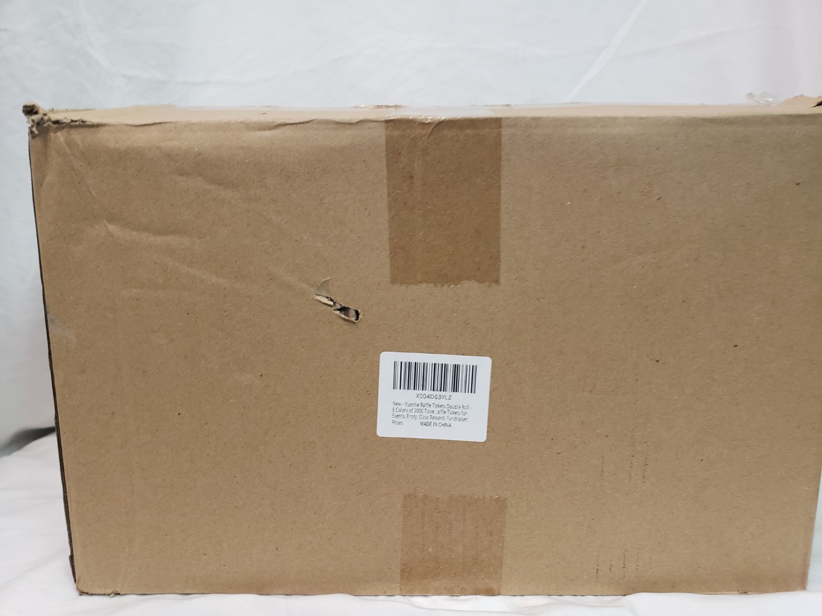 Yuanhe Carnival Double Raffle Tickets Roll 8 Colors of 2000 Tickets for Events