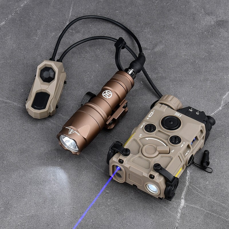 Tactical OGL RED Green Blue IR laser M600 M300 Hunting Flashlight AXON Switch