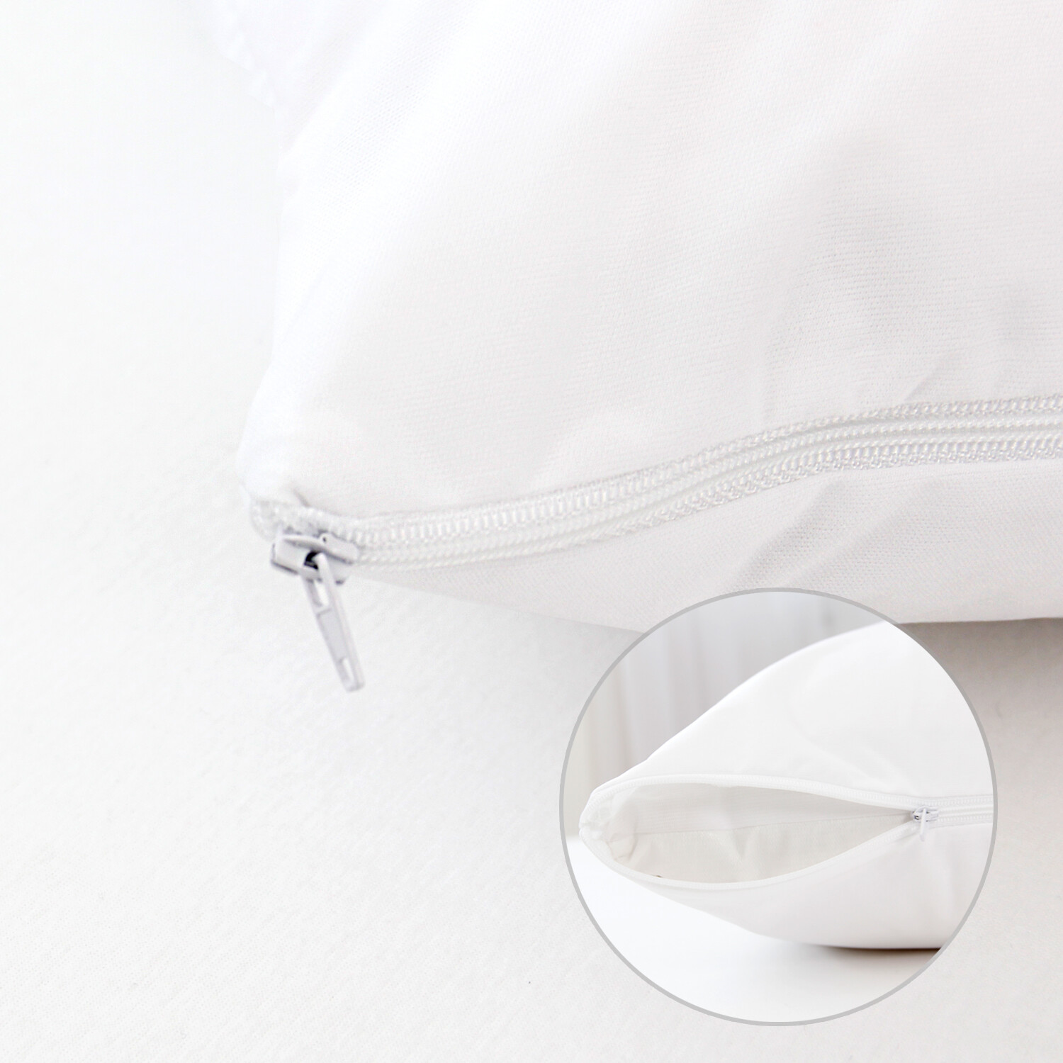 Waterproof Pillow Covers Zippered 4 Pack Standard Queen King Pillow Protectors