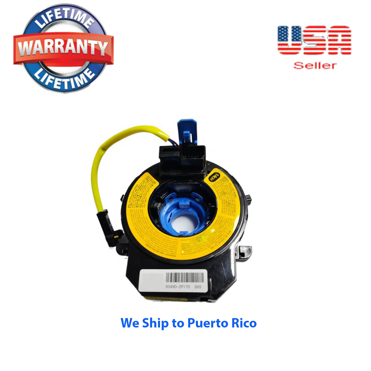 Spiral Cable Air Bag Clock Spring Fit: Kia Sorento and Fit: Hyundai Santa Fe