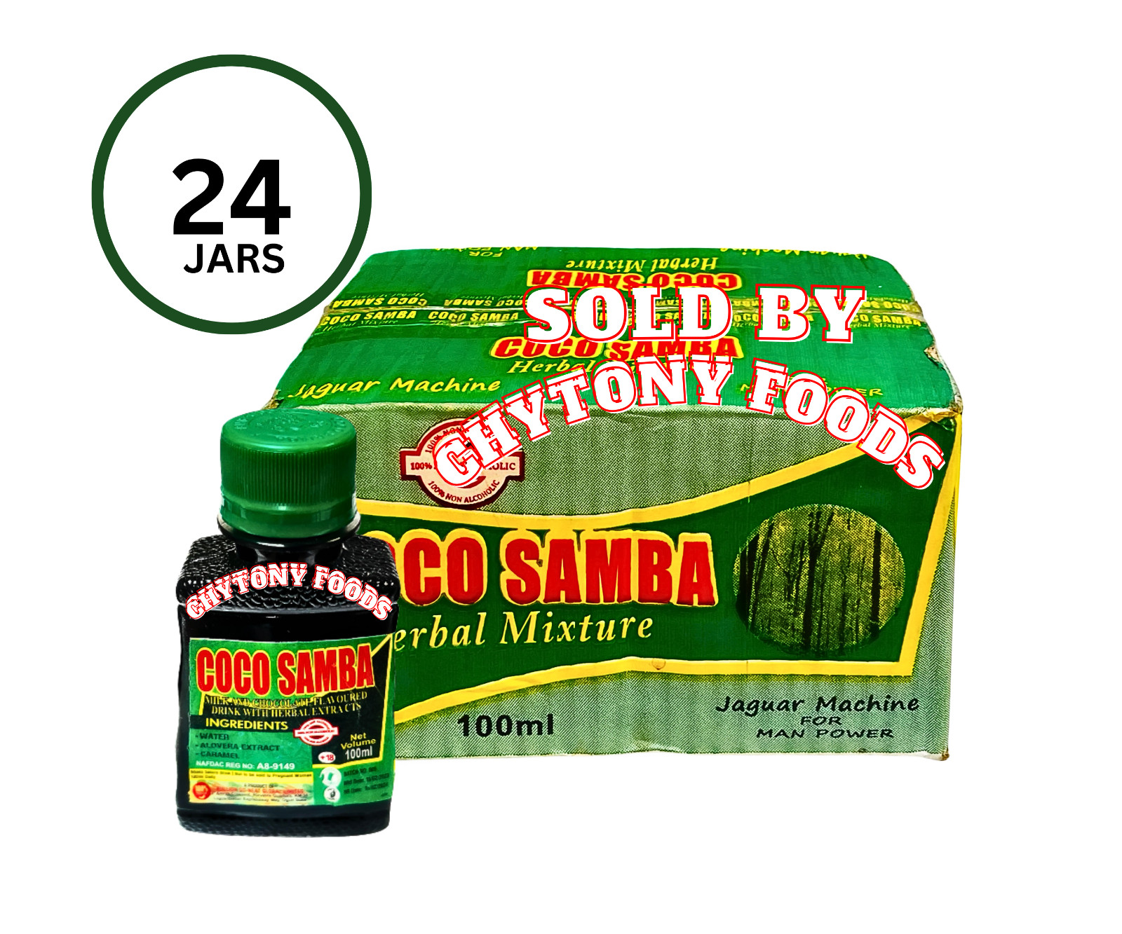 Coco Saba Herbal Mixture | 1 BOX | 24 BOTTLES