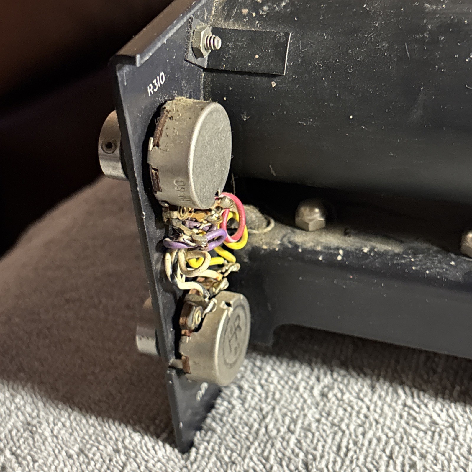 Vintage military radio frequency RF monitor As Is