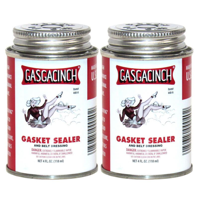 Gasgacinch Engine Sealant 440-A (2pk); Gasgacinch 4 oz Brush-on