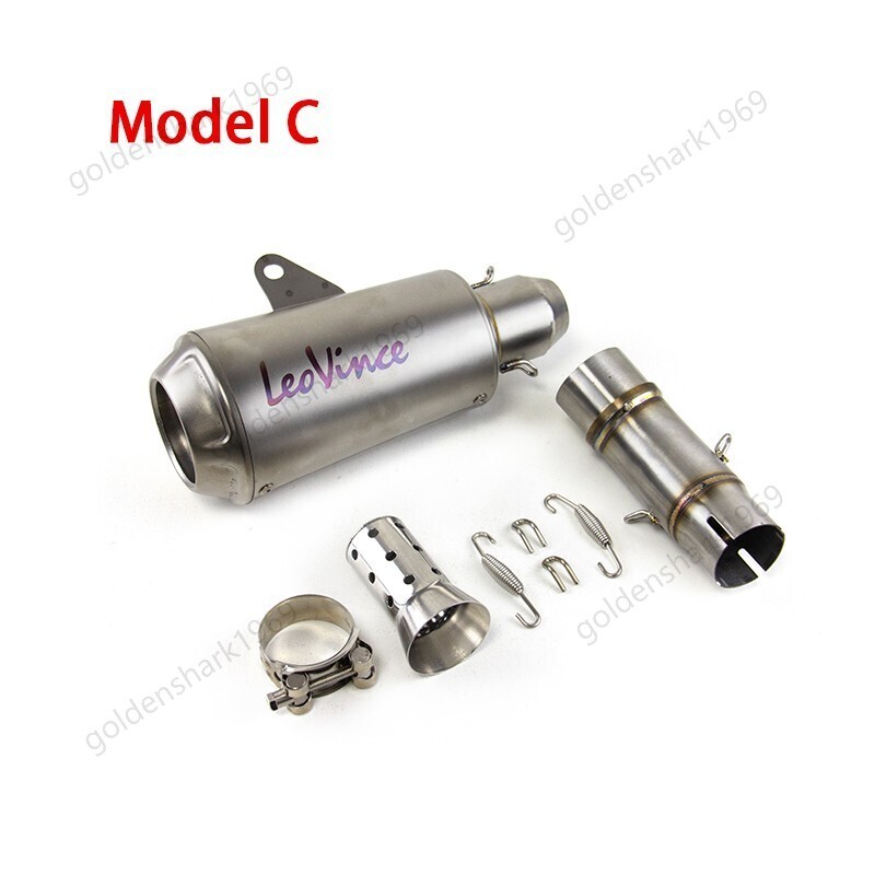 For Kawasaki Ninja 400 Ninja 500 Z400 Z500 Exhaust Tips Mid Pipe Slip On Muffler