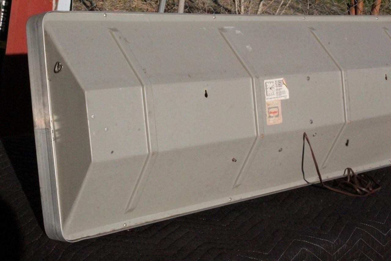 Vintage 1970s Harley Davidson AMF #1 Clock Menu Board Sign Sportster Chopper